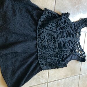 Chic Black Lace Dress